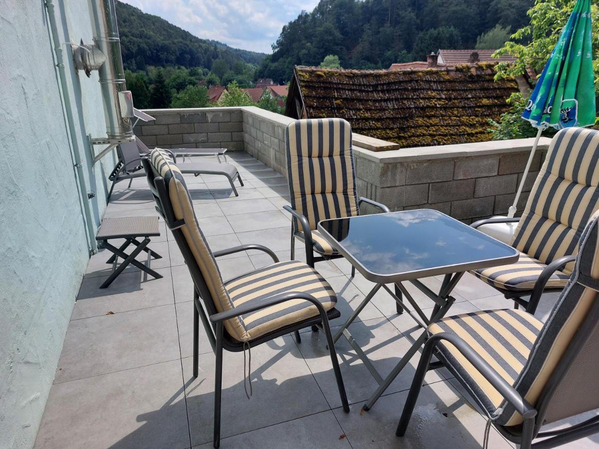 Ferienwohnung Unterm Rappenfels Hinterweidenthal ภายนอก รูปภาพ